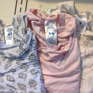 Bundle of 3 newborn Halo sleepsack swaddles